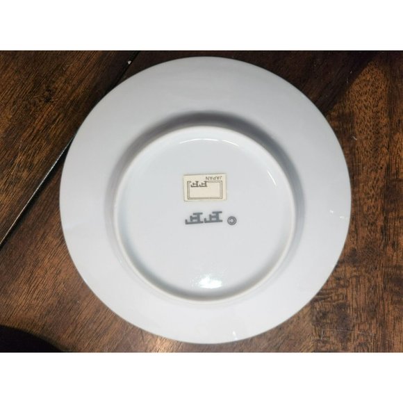 Vtg FF Japan (4) White w/Silver Expresso/Demitasse cups w/saucers Excellent! - Picture 10 of 16